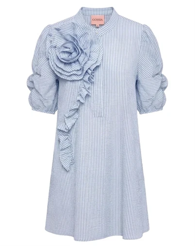 Gossia - MiljaGO Kjole - Blue Stripes